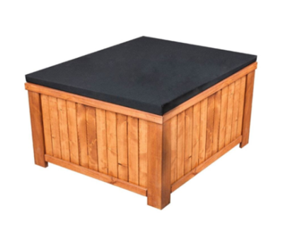 Rustic Four Seat Ottoman